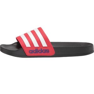 ADIDAS ADILETTE SHOWER SLIPPER FY8844 KIDS AND JUNIOR Size 4 NWB Boys Red White